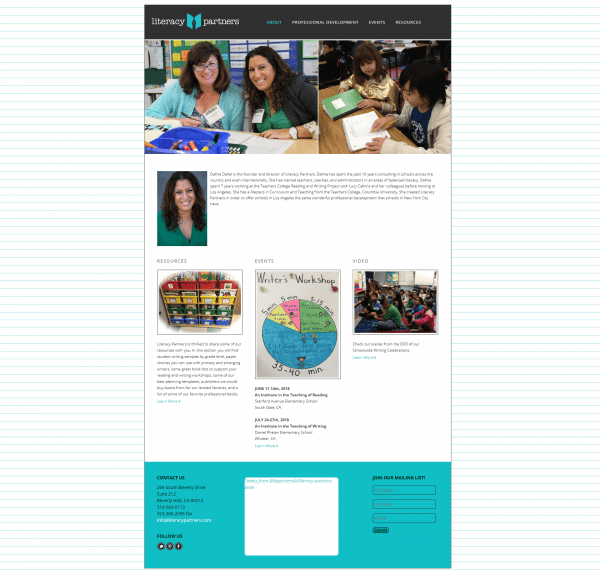 Old Literacy Partners Design