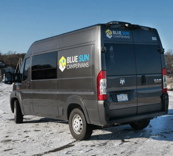 Blue Sun Campervan Branding